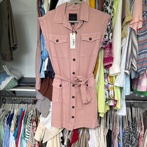 Sanctuary Brand Dusty Pink Belted Shirt Dress
New with tags
Never worn